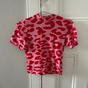 Lazy Oaf Totally Wild mock neck top